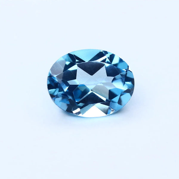 7 x 9mm Natural Blue Topaz Swiss Blue Crystal