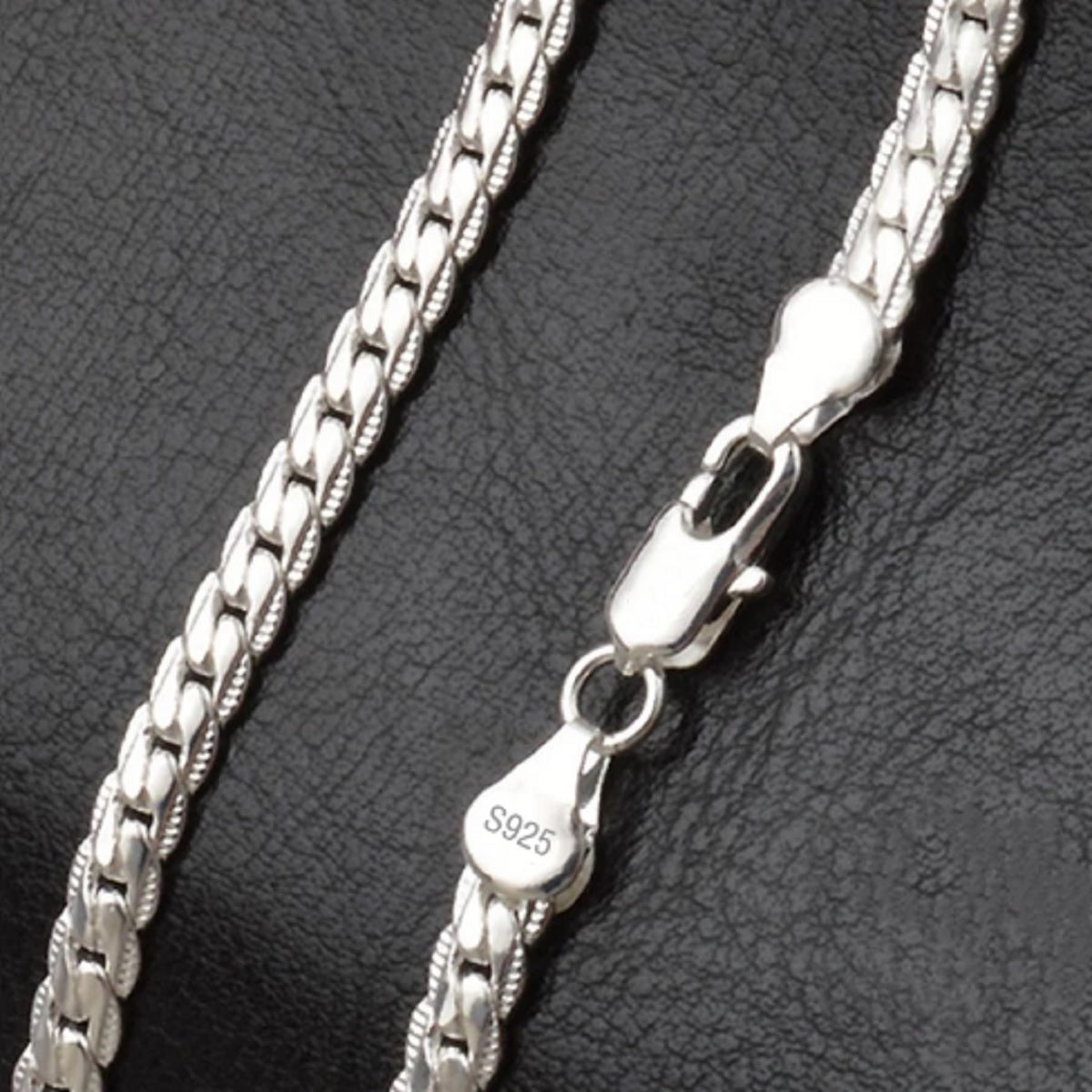 Sterling Silver Finished Women's Chain Necklace - Casual Wear