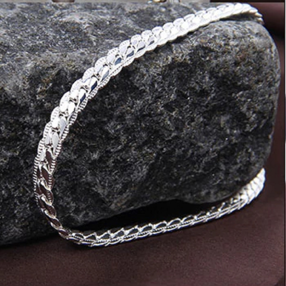 Sterling Silver Finished Women's Chain Necklace - Casual Wear