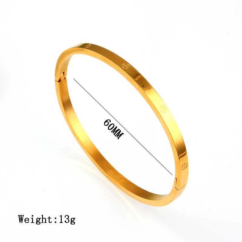 Stainless Steel Cuff Bracelets Bangles for Women