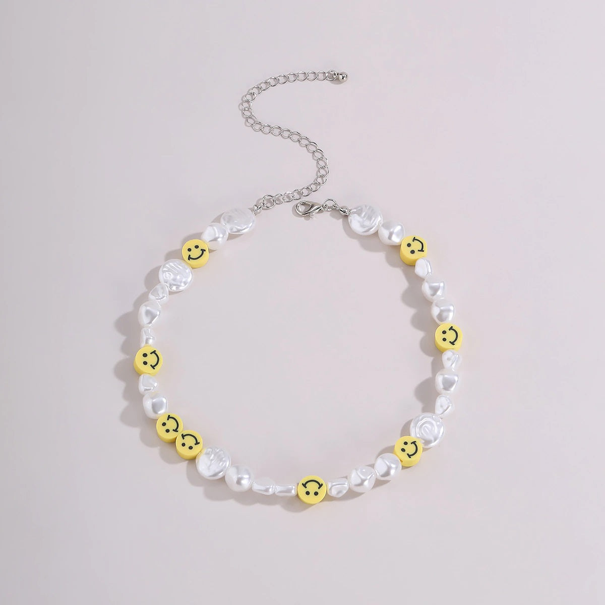 Korean Irregular Imitation Pearl Choker Necklace for Women