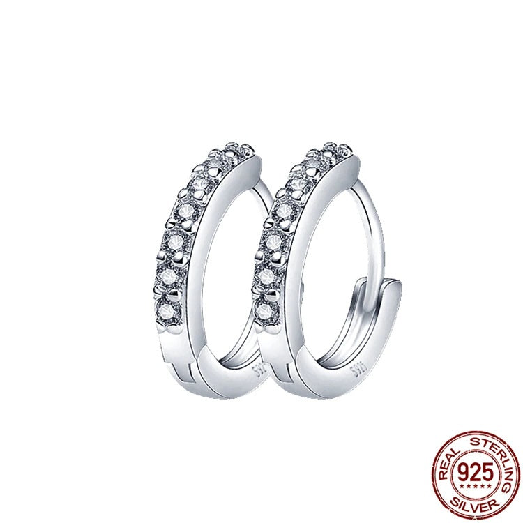 Cubic Zircon Colour Stone Hoop Earring Range