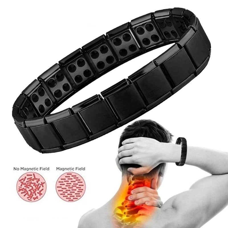 New Stainless Steel Magnetic Health Care Energy Bracelets