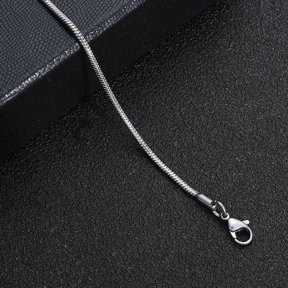 2mm 316L Stainless-Steel Snake Chain Unisex Fashion Bracelet