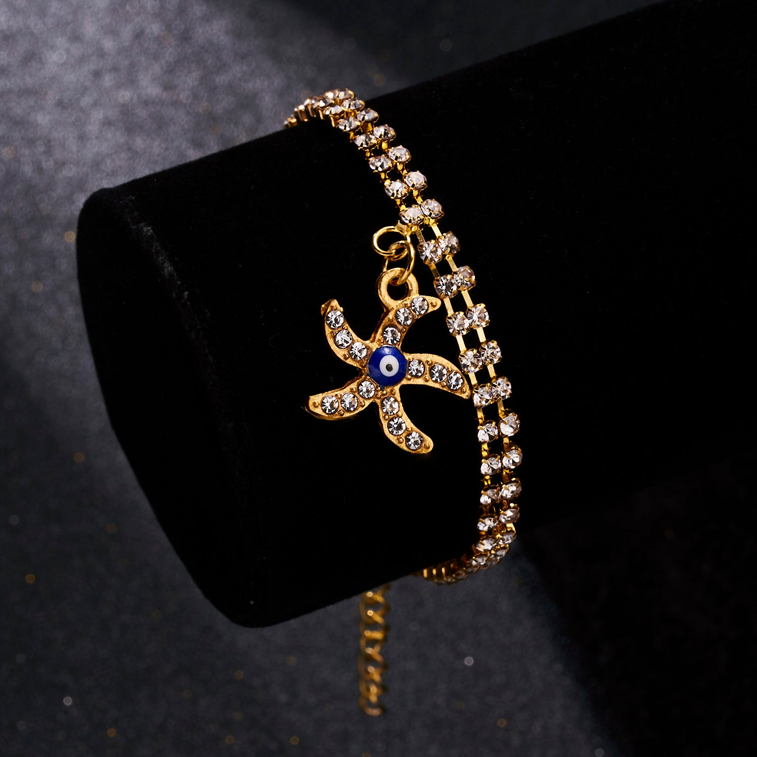 Turkish Evil Eye Women’s Luxury Cubic Zircon Charm Trendy Bracelet