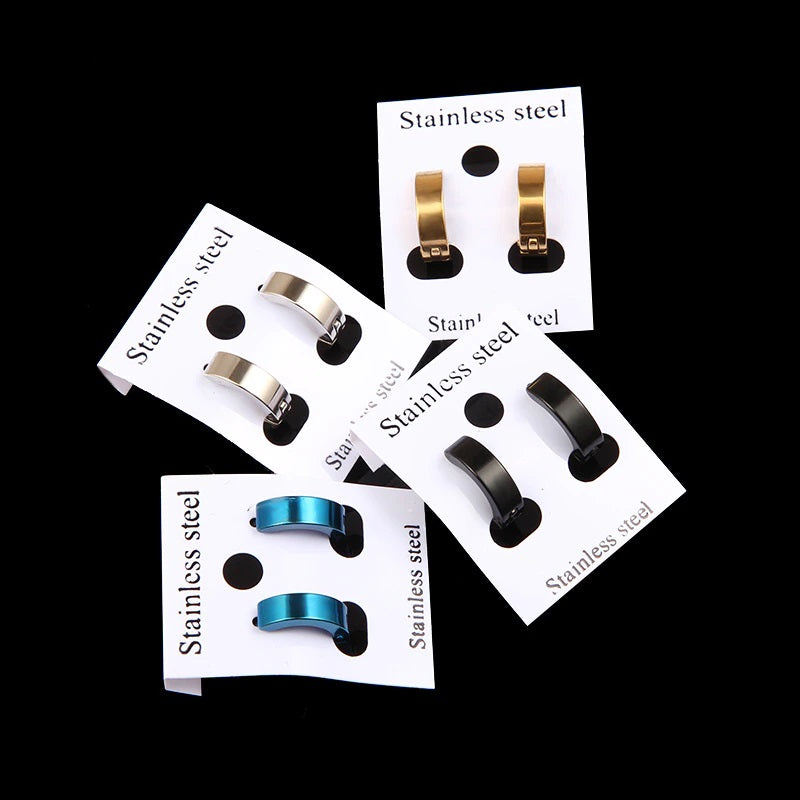 Unisex Anti-allergic Titanium-Steel Punk Rock Earrings