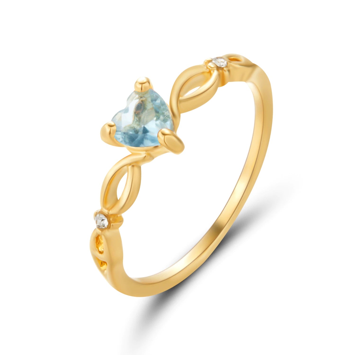 Elegant Silver Crystal Zircon Rhinestone Studded Luxury Jewelry Ring