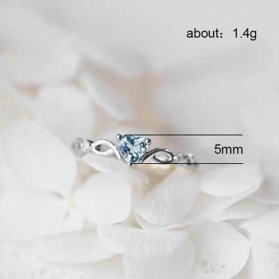 Women’s Zircon-Stone Studded Fine Fashion Romantic Ring