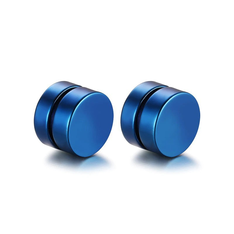 Men’s Stainless Steel Multi color Stud Earrings.
