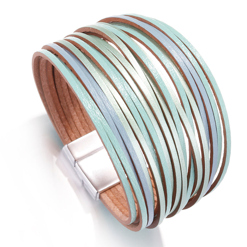 Multilayer Boho Threaded Bracelet for Women