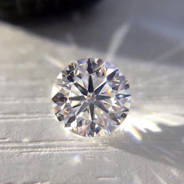 8mm D Color Moissanite Fine Cut Lab Grown Diamond