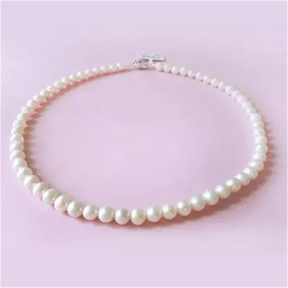 Women's Embellishing Faux Pearl Round Necklace - Handcrafted