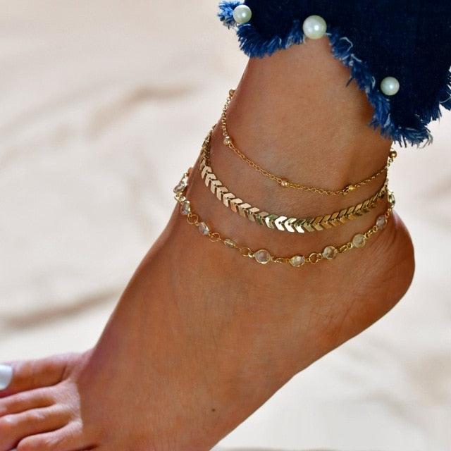 Bohemian Shell Summer Trendy Ankle Bracelets