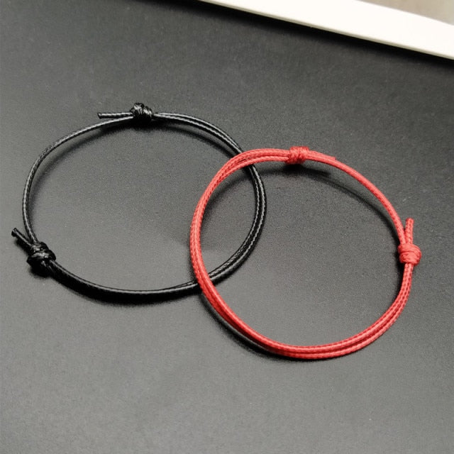 Adjustable Rope Chain Simple Wear Fashion Couple Bracelet