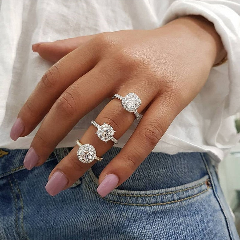 Women’s Cubic Zirconia Gift Fashion Jewelry Ring