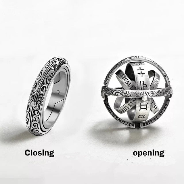 Vintage Astronomical Unisex Rotating Accessory Ring