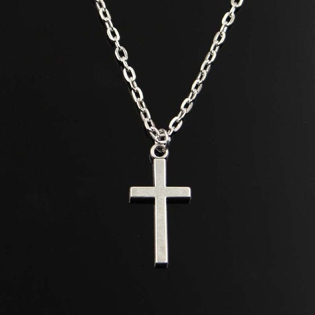 Simple Classic Fashion Antique Cross Pendant Necklaces for Women