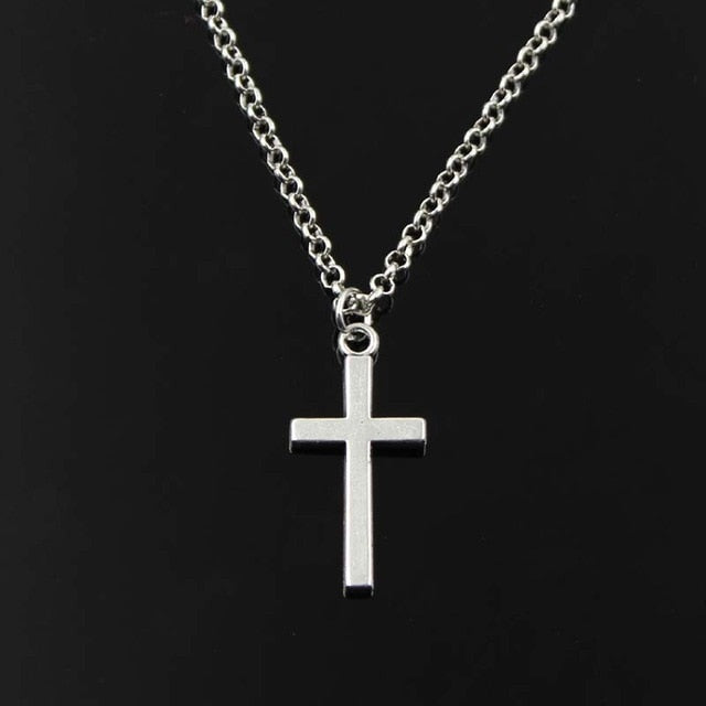 Simple Classic Fashion Antique Cross Pendant Necklaces for Women