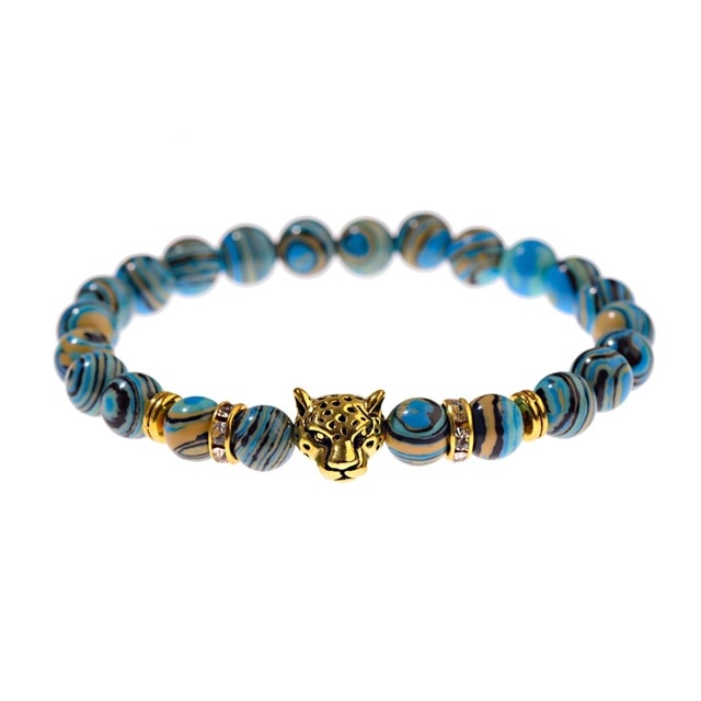 Trendy Turquoise Charm Handmade Bracelet for Unisex