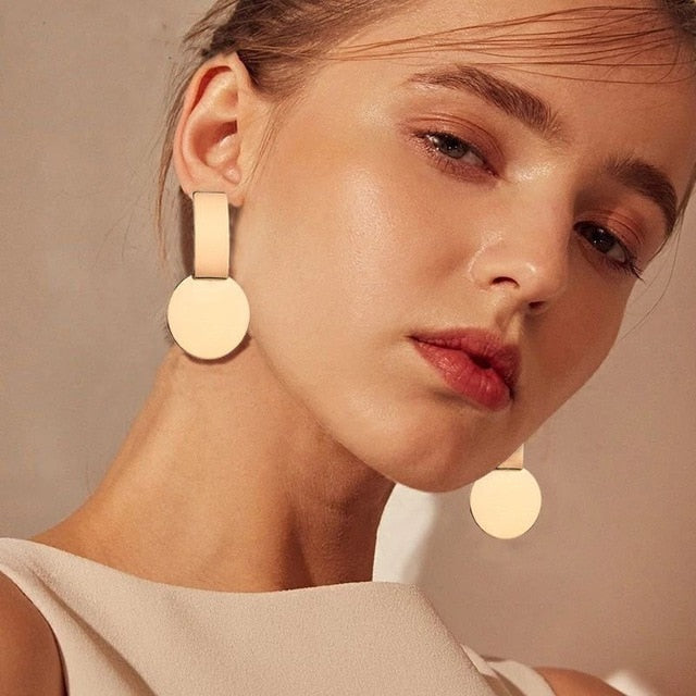 Crystal Flower Drop Fashion Earrings