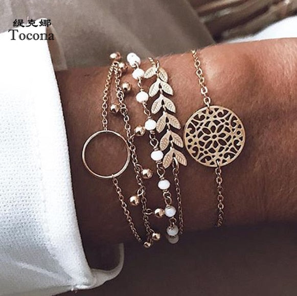 30 Styles Bohemian Natural Shape Bracelet for Women