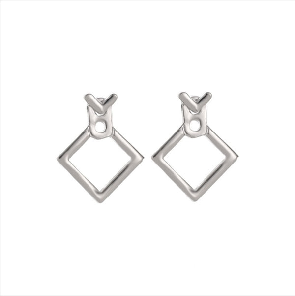 Trendy Nickle Free Square Drop Earring for Women