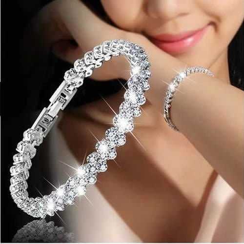 Women’s Crystal Studded Charm Bracelets