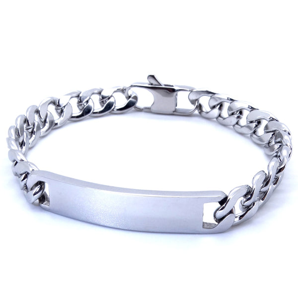 Stainless-Steel 9mm Cuban Link chain Bracelet