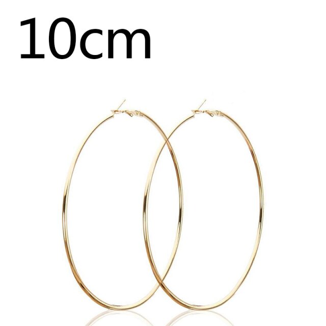 Women’s Big Circle Hoop Earrings Fashion Jewelry