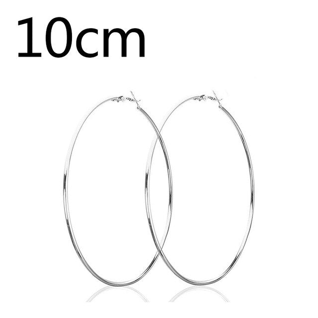 Women’s Big Circle Hoop Earrings Fashion Jewelry