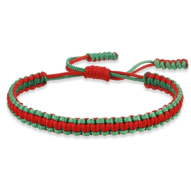 Ethnic Handmade Multicolour Braided Bracelet