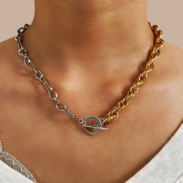 Fashion Multi-layered Snake Chain Necklace For Women Vintage Gold Coin Pearl Choker Sweater Necklace Party Jewelry Gift