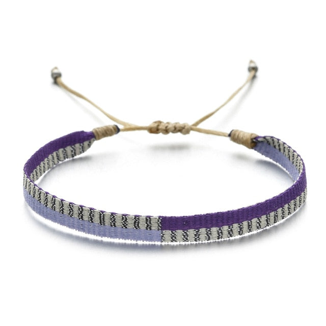 Bohemian Colourful Woven Rope String Bracelet