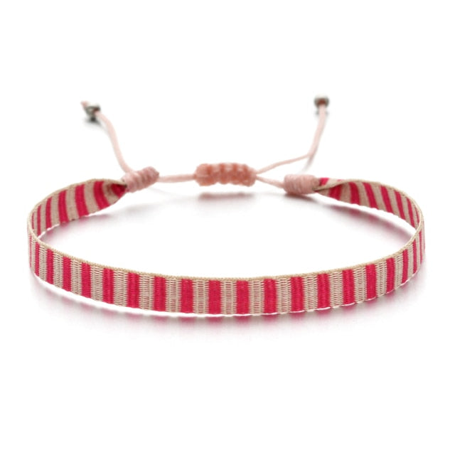 Bohemian Colourful Woven Rope String Bracelet