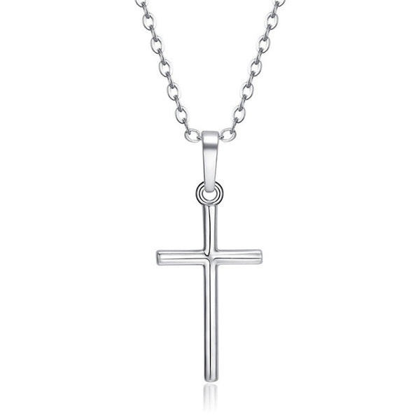 Jewelry for Unisex- Fashion Crystal Cross Pendant Necklace