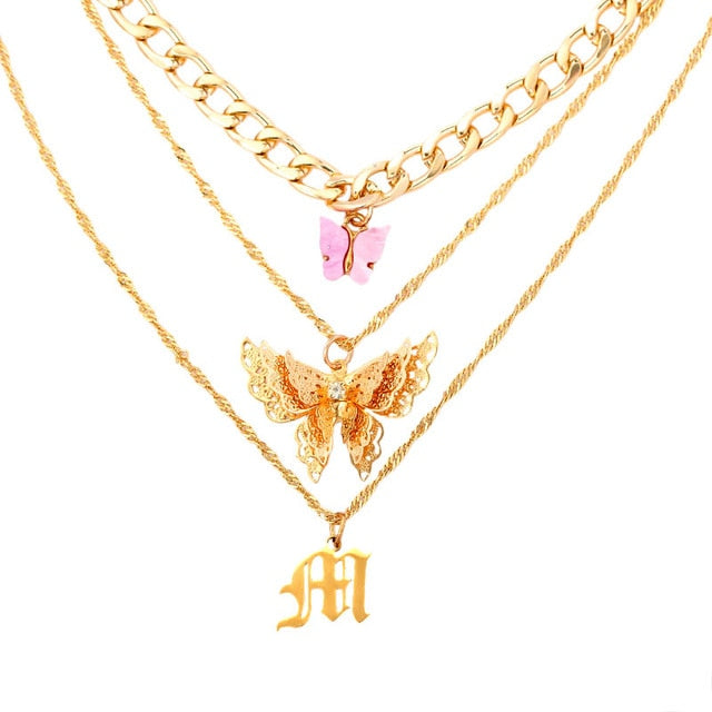 Bohemian Multilayer Necklace for Women with Pendant Variants
