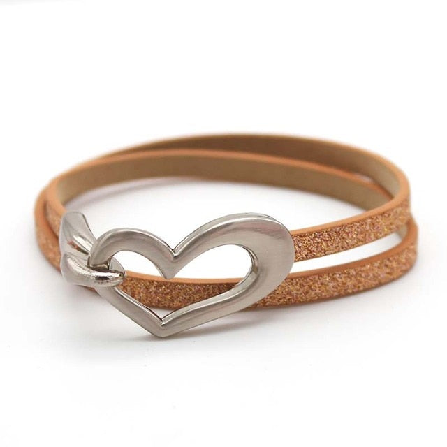 Black Simple Charm Leather Women’s Minimalist Bracelet