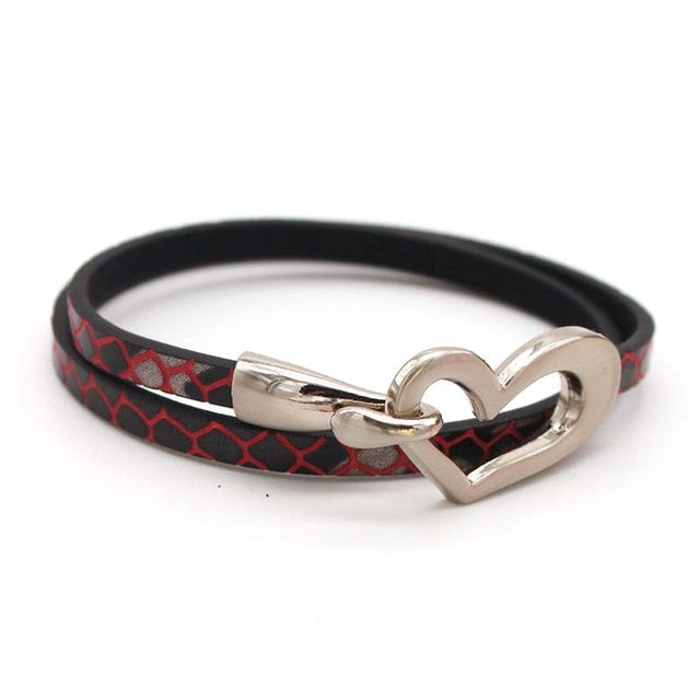 Black Simple Charm Leather Women’s Minimalist Bracelet