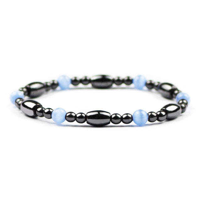 Health care, Loss Weight, Effective Black Stone Bracelet. Slimming Stimulating Acupoints Arthritis Pain Relief.