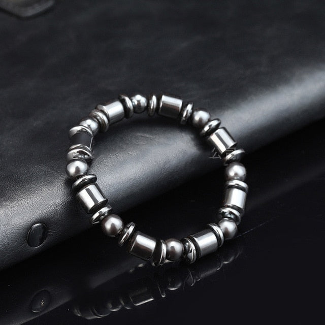 Health care, Loss Weight, Effective Black Stone Bracelet. Slimming Stimulating Acupoints Arthritis Pain Relief.