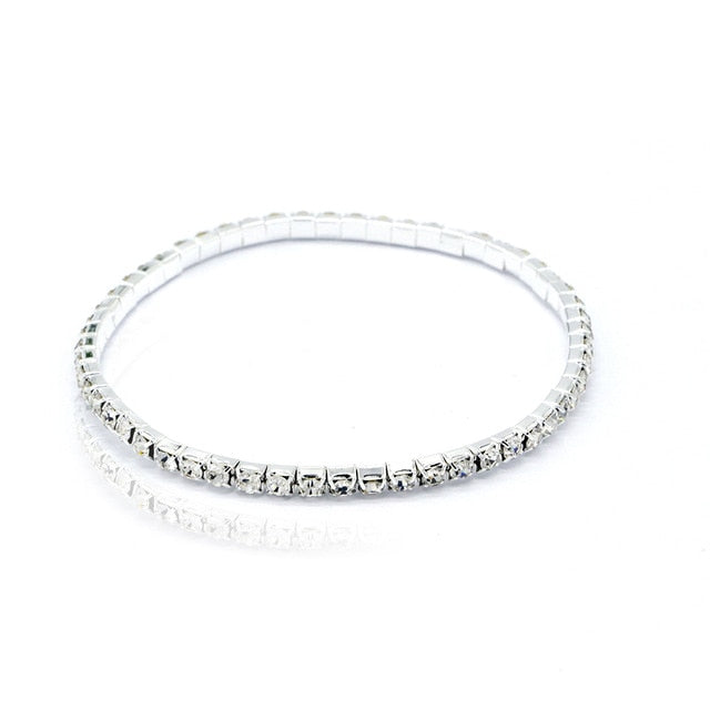1/2/3/4 Row Silver Fashion Ankle Chain Fashion Bracelet