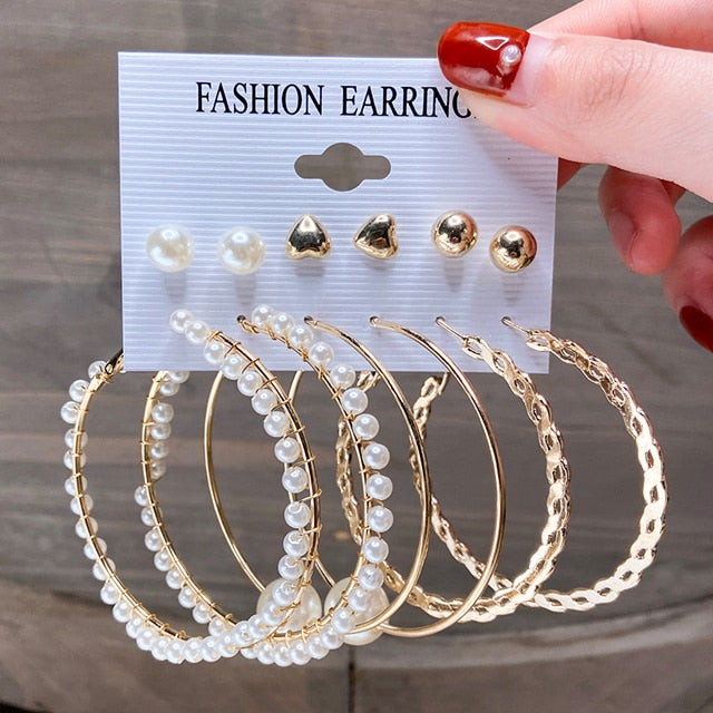 Fashion Multivariant Hoop Earring Range for Women