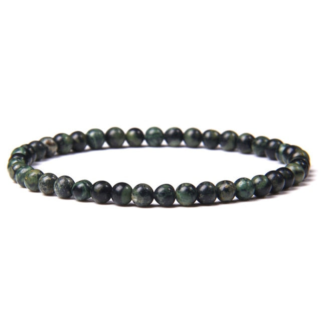 4mm Mini Natural Stone Beads Unisex Bracelets