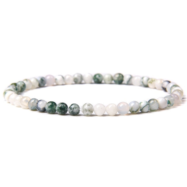4mm Chakra Beads Multicolour Natural Stone Bracelet