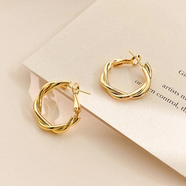Fashion Minimalist Circular Geometric Hoop Earrings