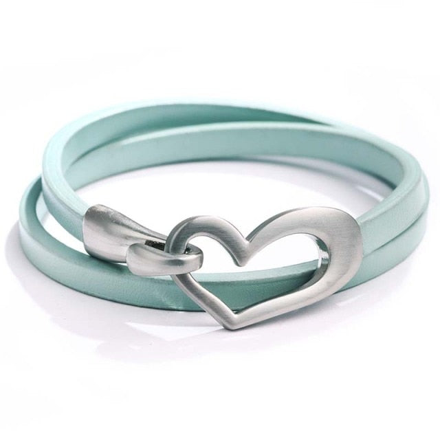 Black Simple Charm Leather Women’s Minimalist Bracelet