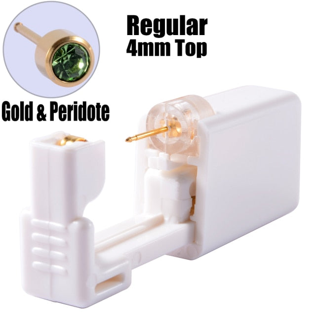 1PC Disposable Sterile Ear Piercing Unit Cartilage Tragus Helix Piercing Gun NO PAIN Piercer Tool Machine Kit Stud DIY Jewelry
