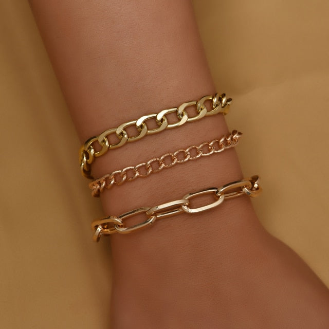 Boho Engraved Geometry Cute Crystal Snake Bangle Bracelet