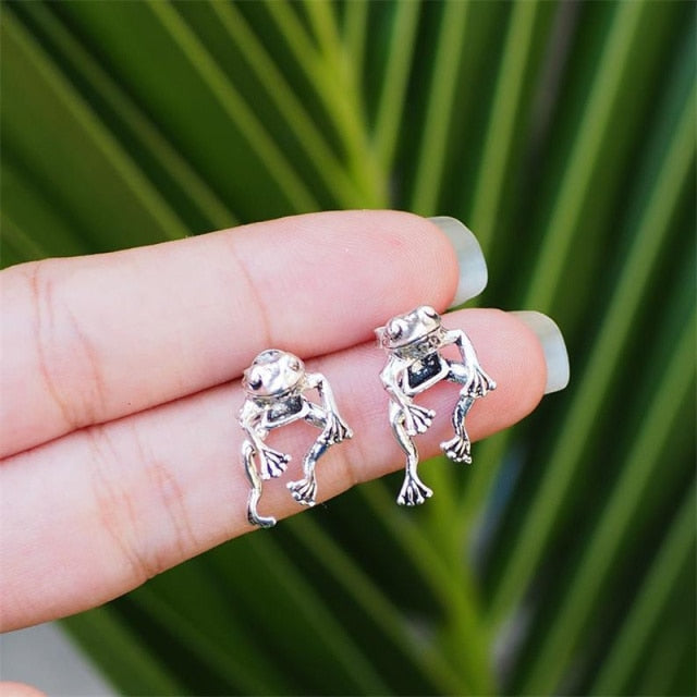 Cute Frog Gothic Stud Earrings for Women