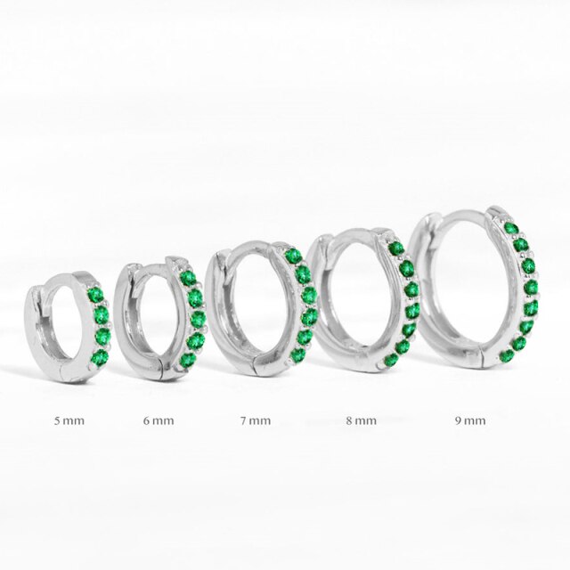925 Sterling Silver Small Hoop Earrings for Women